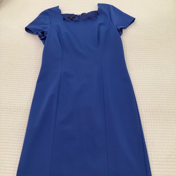 Talbots blue dress 8P - Picture 1 of 9